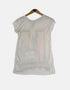 White and yellow T shirt FM
